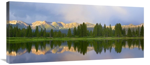 Global Gallery GCS-396671-40-142 40 in. Panorama of West Needle Mounta