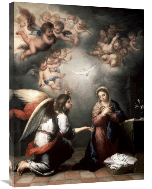 Global Gallery GCS-278797-36-142 36 in. Annunciation Art Print - Barto