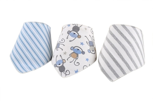 3Pcs Baby Bibs Infant Newborn Baby Boys Girls