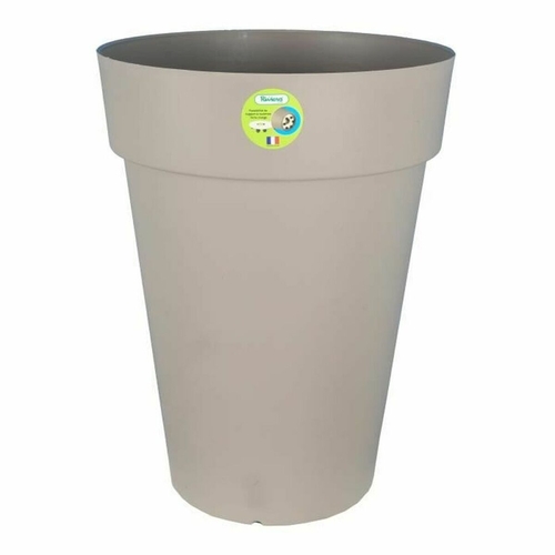 Plant pot Riviera Brown Taupe Plastic Circular Ø 50 cm Ø 50 x 66 cm