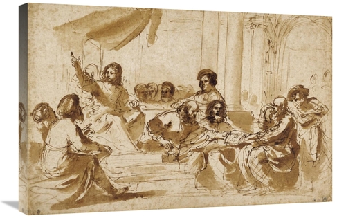 Global Gallery GCS-456103-2030-142 20 x 30 in. Christ Preaching in the