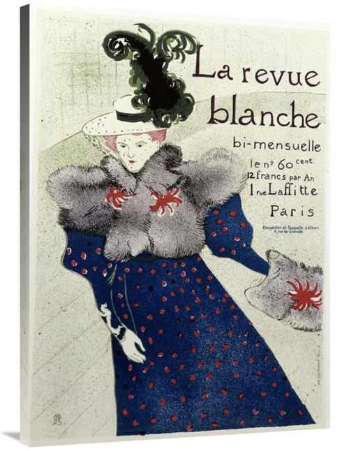Global Gallery GCS-278184-40-142 40 in. La Revue Blanche Art Print - H