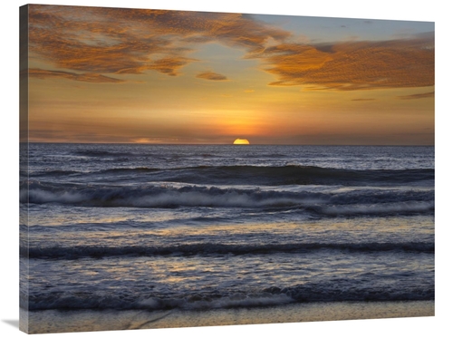 Global Gallery GCS-396228-3040-142 30 x 40 in. Sunset, Playa Lango