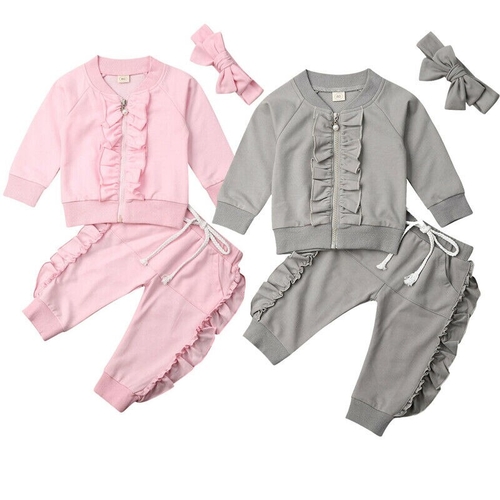 Toddler Baby Girl Winter Clothes Sets 3pcs 1 6Y