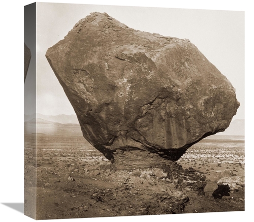 Global Gallery GCS-455396-16-142 16 in. Perched Rock, Rocker Creek