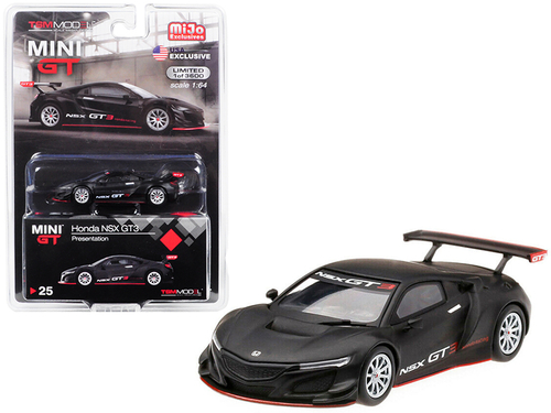 Honda NSX GT3 Presentation Matt Black Limited Edition to 3,600 pieces