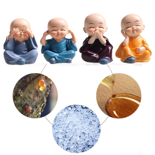 Resin Miniature Small Monk Craft Accessories