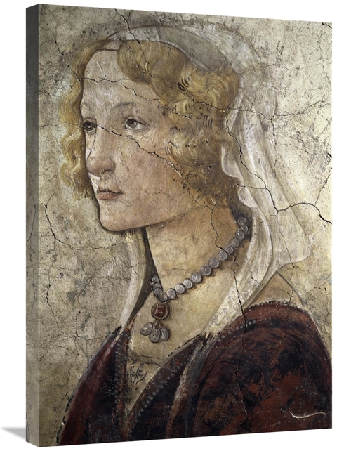 Global Gallery GCS-276814-30-142 30 in. Young Woman Receives Gifts Fro