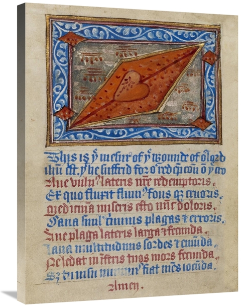 Global Gallery GCS-457558-2432-142 24 x 32 in. Christs Side Wound Art 