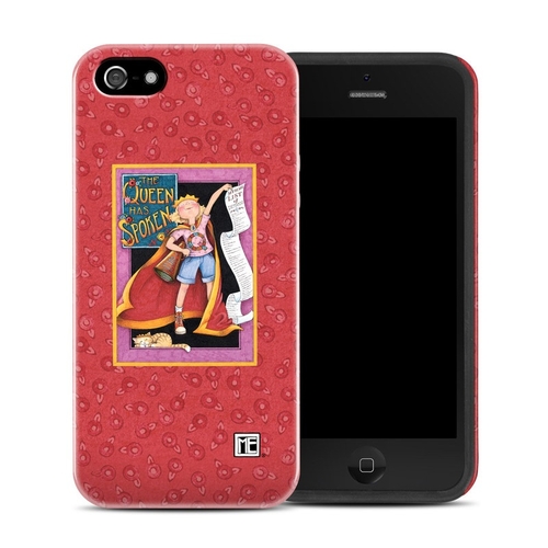 DecalGirl AIP5HC-SPOKEN Apple iPhone 5 Hybrid Case - Queen Has Spoken