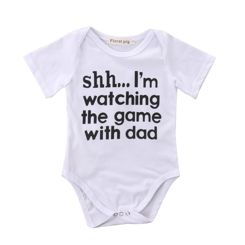 Newborn Baby boys Girls Game Bodysuits onesie