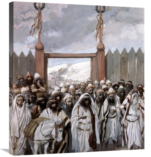 Global Gallery GCS-280260-30-142 30 in. Craftiness of the Gideonites A