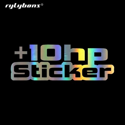 16.9CM*5.9CM For +10 HP Decals Graphical Vinyl Car