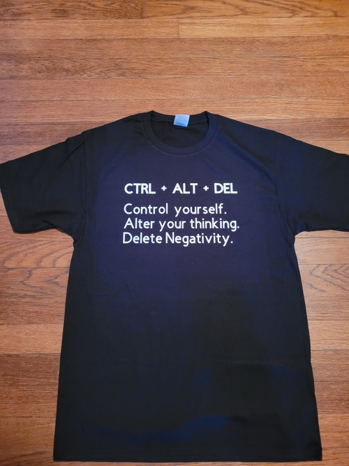 CRTL + ALT + DELETE Black Tees