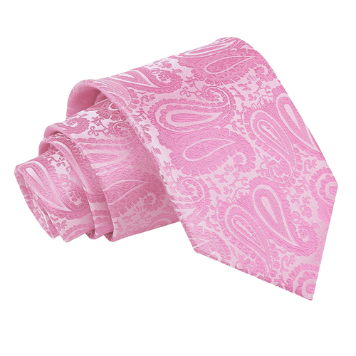 Paisley Classic Tie - Baby Pink