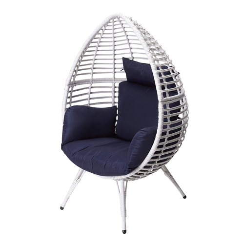 Teamson Home  Garden Rattan Egg Chair Furniture