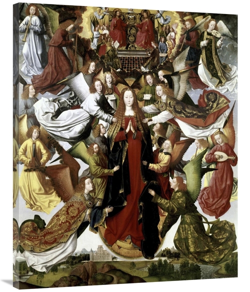 Global Gallery GCS-278440-40-142 40 in. Mary Queen of Heaven - The St.