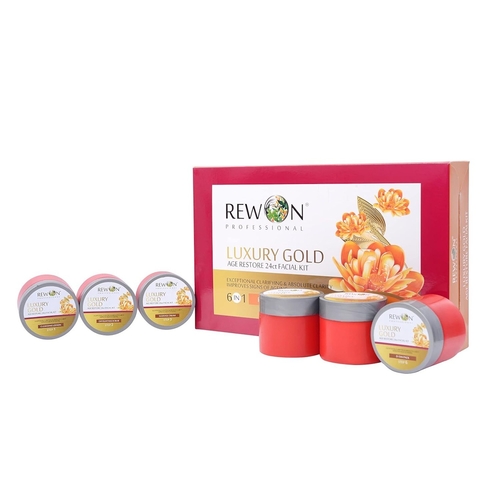Gold 24ct Facial Kit | 6 Step for Skin Brightening & Whitening To give