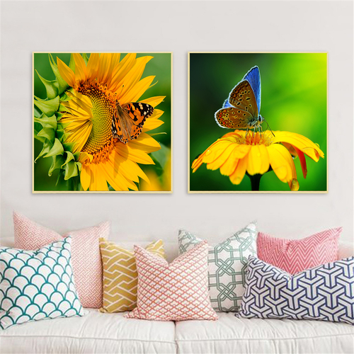 Wall Art Pictures YelFlowers Painting Modern