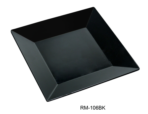 Yanco RM-106BK Rome Square Plate