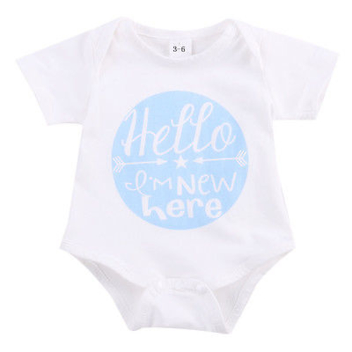 Brand new 2016 Casual Baby Girl Boy Clothes letter