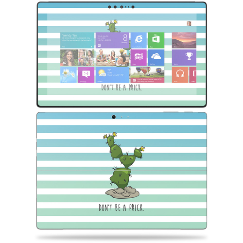 MightySkins MISURPRO1-Happy Cactus Skin for Microsoft Surface Pro 2017