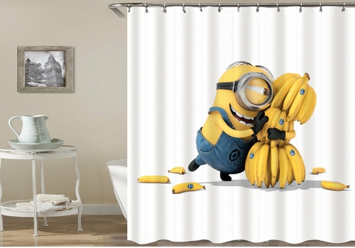 Minions Favorite Food Shower Curtain