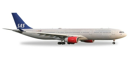 Herpa HE558303 Sas A330 - 300 1 by 200 Reg ln - Rku Helge Viking
