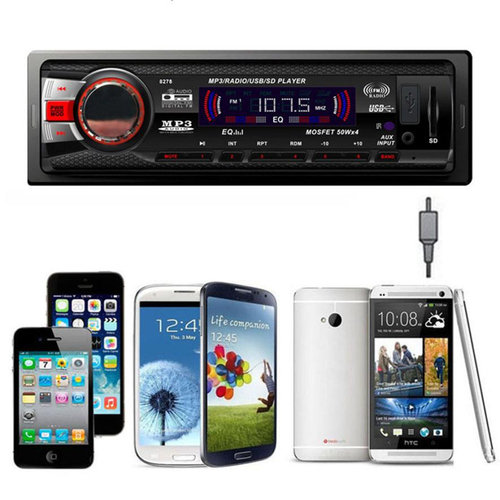 Car Bluetooth Stereo Aux Input USB/SD/FM MP3