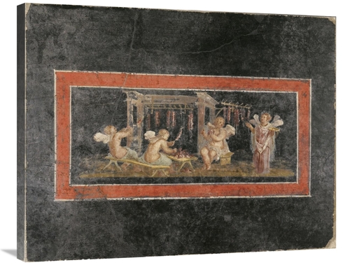 Global Gallery GCS-459941-2835-142 28 x 35 in. Fresco Fragment with Fo