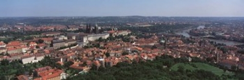 Panoramic Images PPI29381L Aerial view of a cityscape  Prague  Czech R