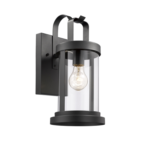 Chloe Lighting CH2S089BK15-OD1 Kash Transitional 1 Light Textured Blac