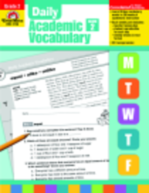 Evan-Moor Daily Academic Vocabulary, Teachers Edition, Grade 2