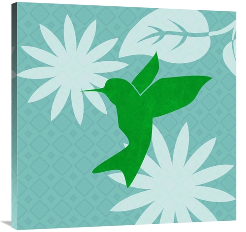 Global Gallery GCS-454903-3636-142 36 x 36 in. Bright Birds - Hummingb