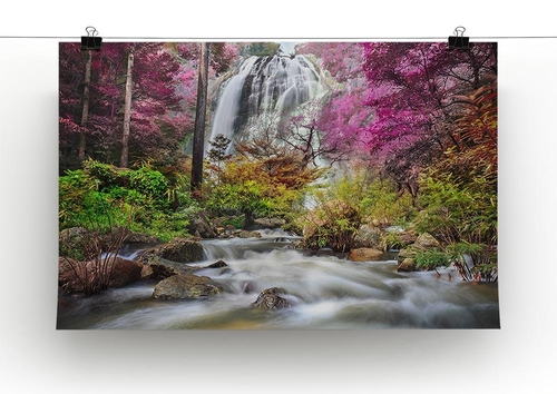 Klonglan Waterfall Canvas Print or Poster