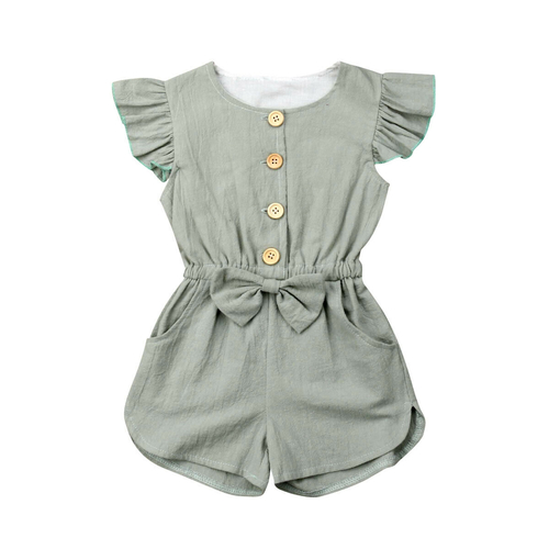 Kids Baby Girls Summer Romper One Piece Jumpsuit