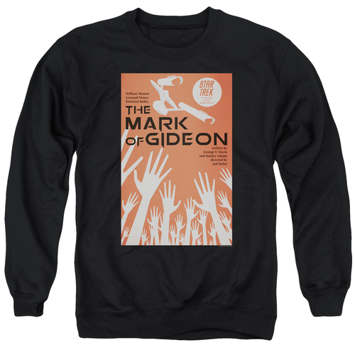 Trevco CBS2008B-AS-3 Star Trek & Tos Episode 71 Long Sleeve Adult Crew