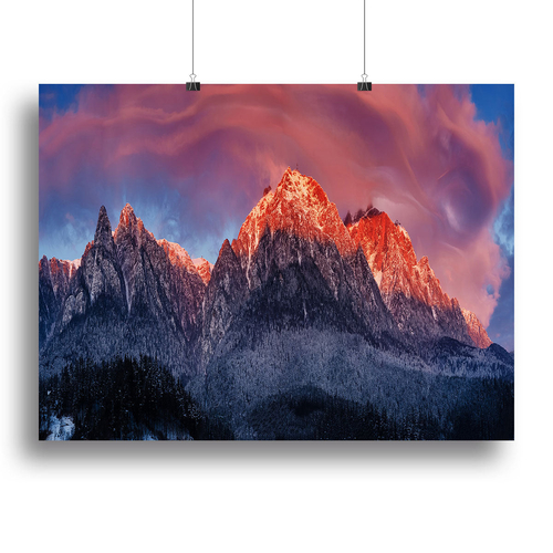 Bucegi Mountains Canvas Print or Poster