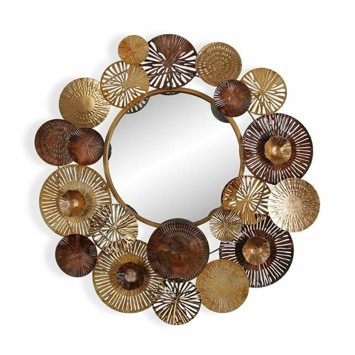 Wall mirror Versa Mirror Metal (70 x 2 x 70 cm) (2,25 x 28 x 70 cm)