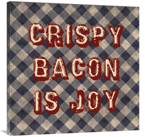 Global Gallery GCS-394025-3636-142 36 x 36 in. Crispy Bacon is Joy Art