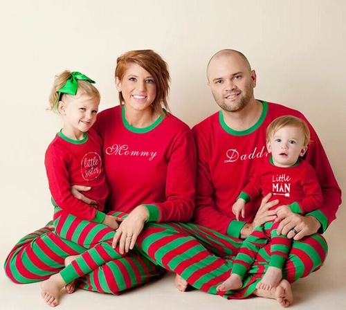 2019 Family Matching Marry Christmas Pajamas PJs