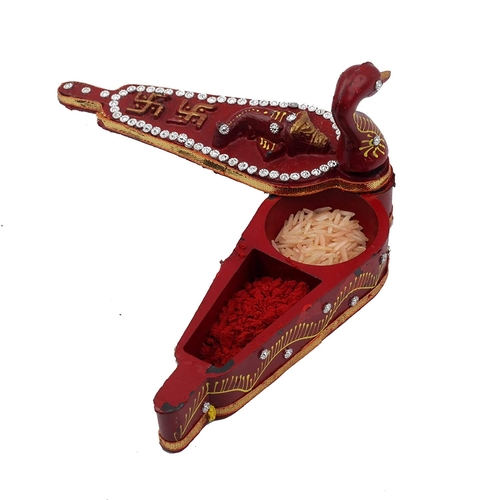 Diya Home Roli Tika Chopra in Peacock Shape