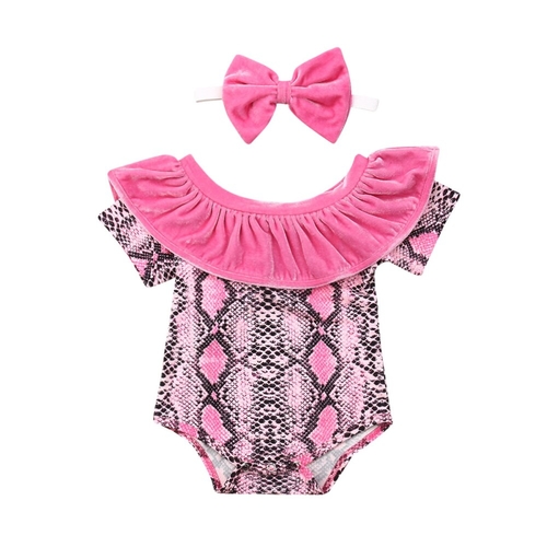 Summer Newborn Baby Girl Bodysuits Clothes Short