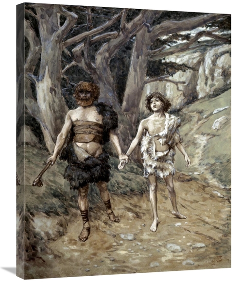 Global Gallery GCS-280240-30-142 30 in. Cain Leadeth Abel to Death Art