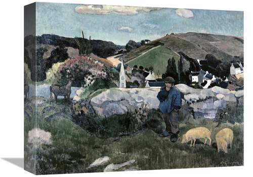 Global Gallery GCS-277653-16-142 16 in. Swineherd Art Print - Paul Gau