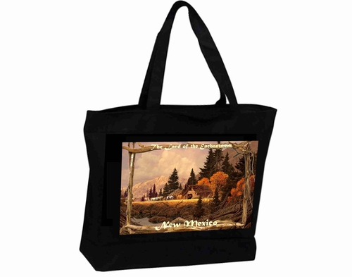 Tote Bag XXL Travel Poster Visit New Mexico Land Enchantment