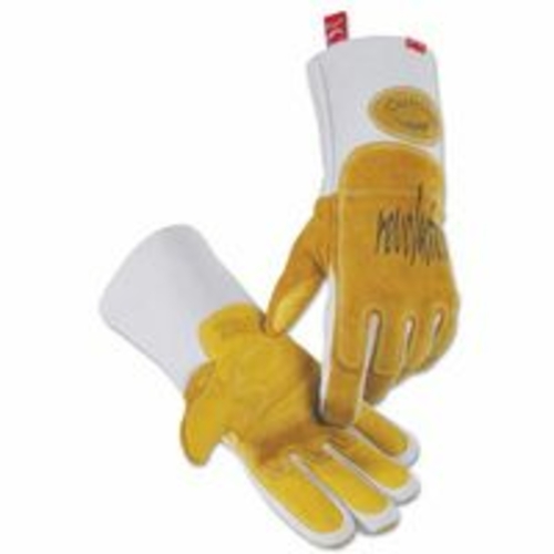 Caiman 607-1812-XL RHd Weld Glove Xl - RWelding Gloves- XL- Tan-Gold- 