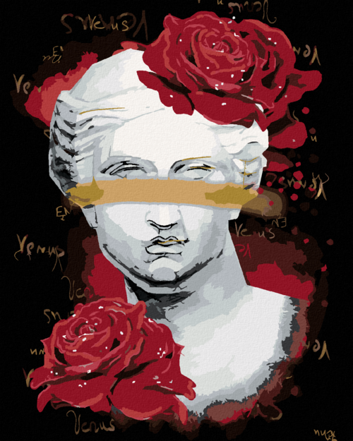 Paint by Numbers - VENUS WITH RED ROSES