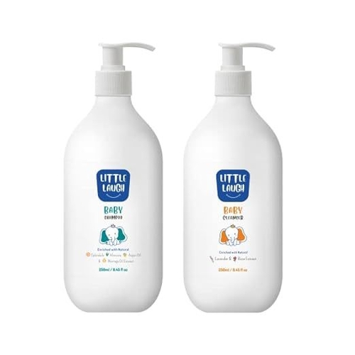 Combo - No tears baby shampoo & head to toe body wash - 250ml each -