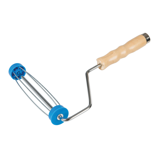 Silverline Cage Roller Frame with Wooden Handle